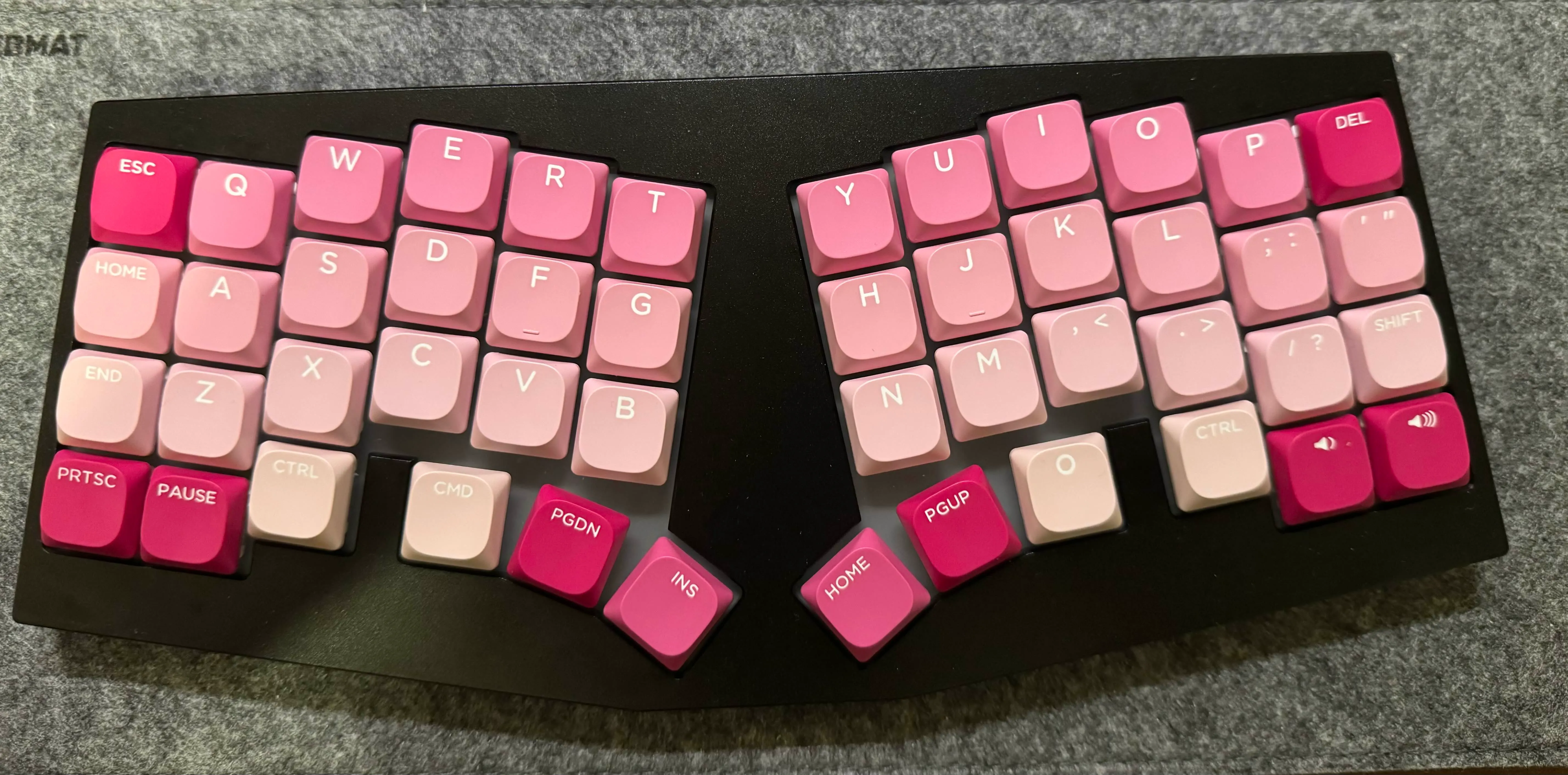 組み立てたCornelius Low-profile