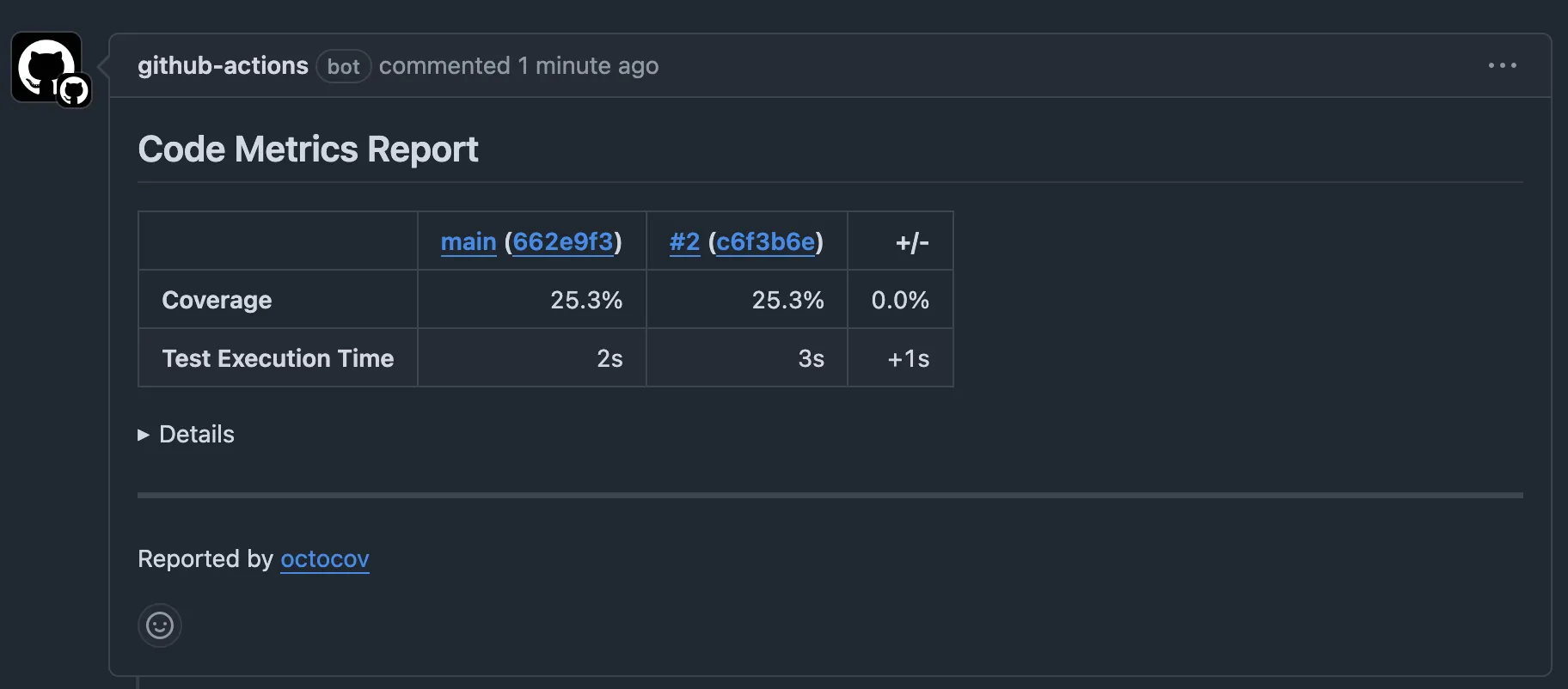 Pull Requestにコメント