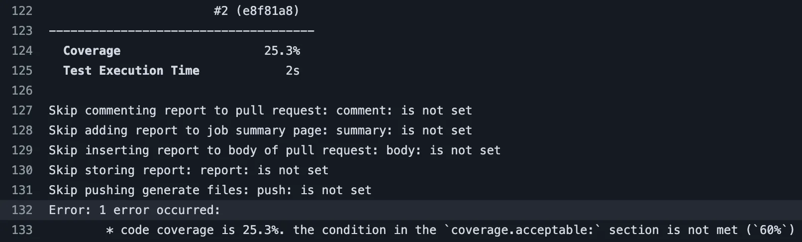 acceptableを60%にしているのでCIが落ちる