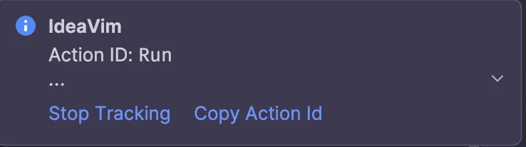 RunのAction IDの例